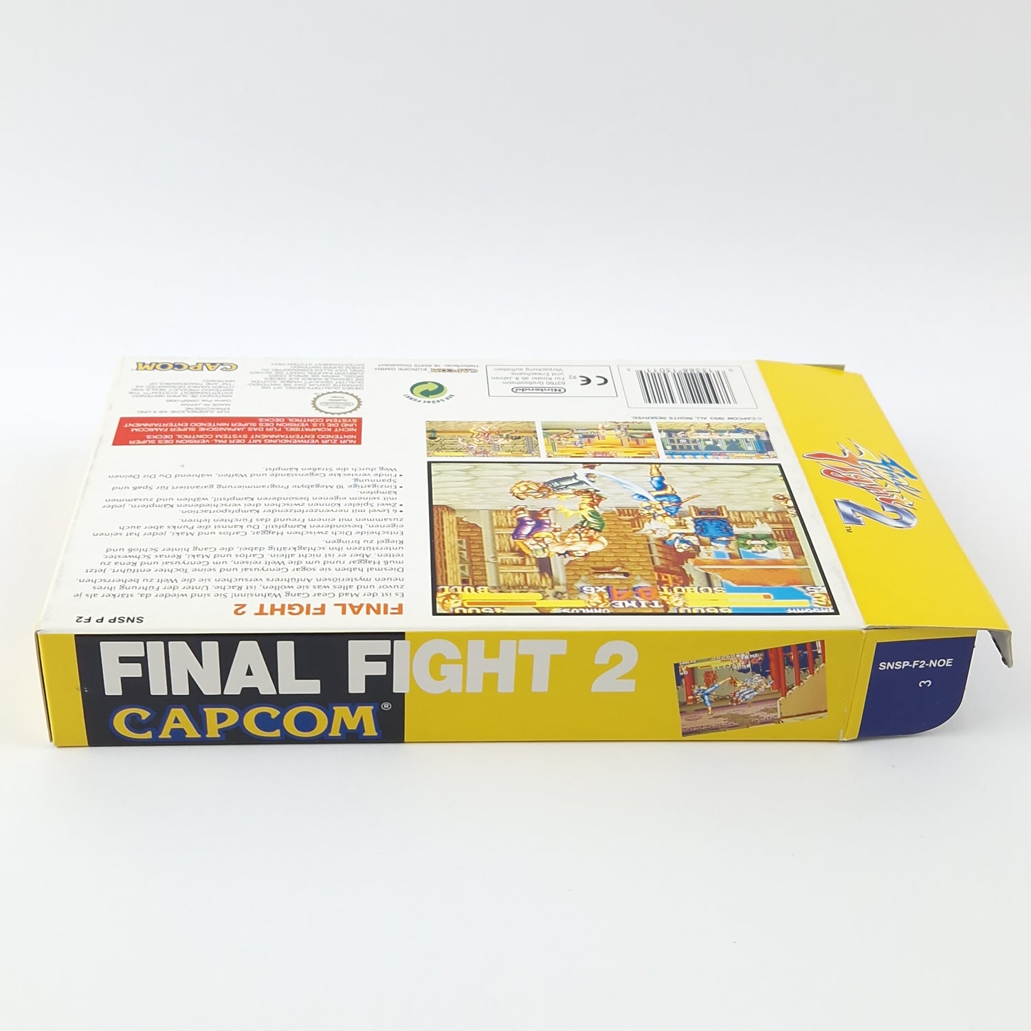 Super Nintendo Game: Final Fight 2 - Module Instructions OVP CIB SNES PAL NOE