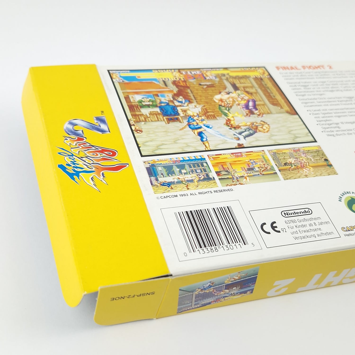 Super Nintendo Spiel : Final Fight 2 - Modul Anleitung OVP CIB SNES PAL NOE