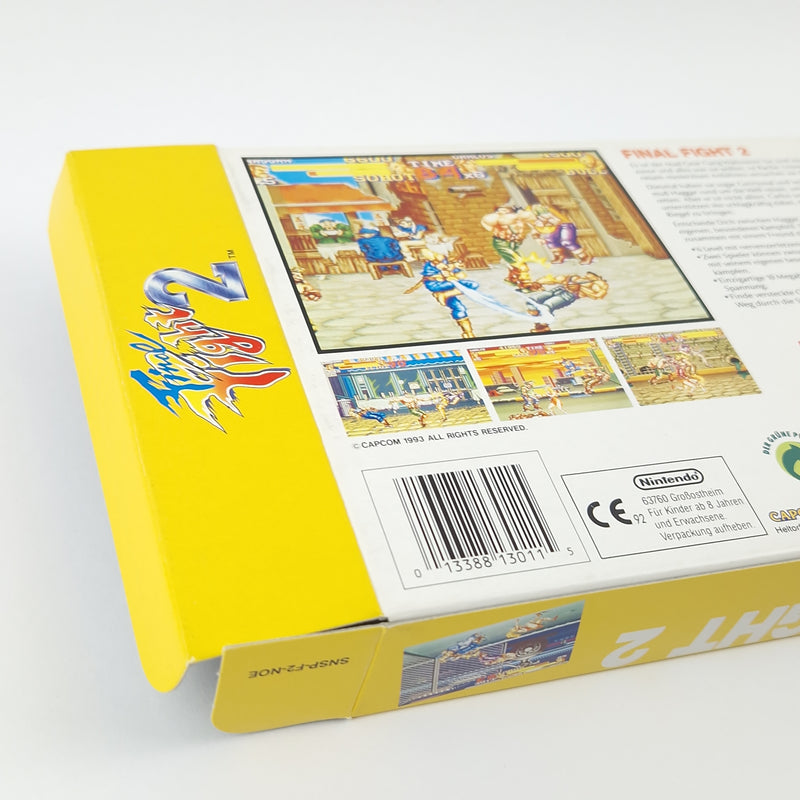 Super Nintendo Spiel : Final Fight 2 - Modul Anleitung OVP CIB SNES PAL NOE