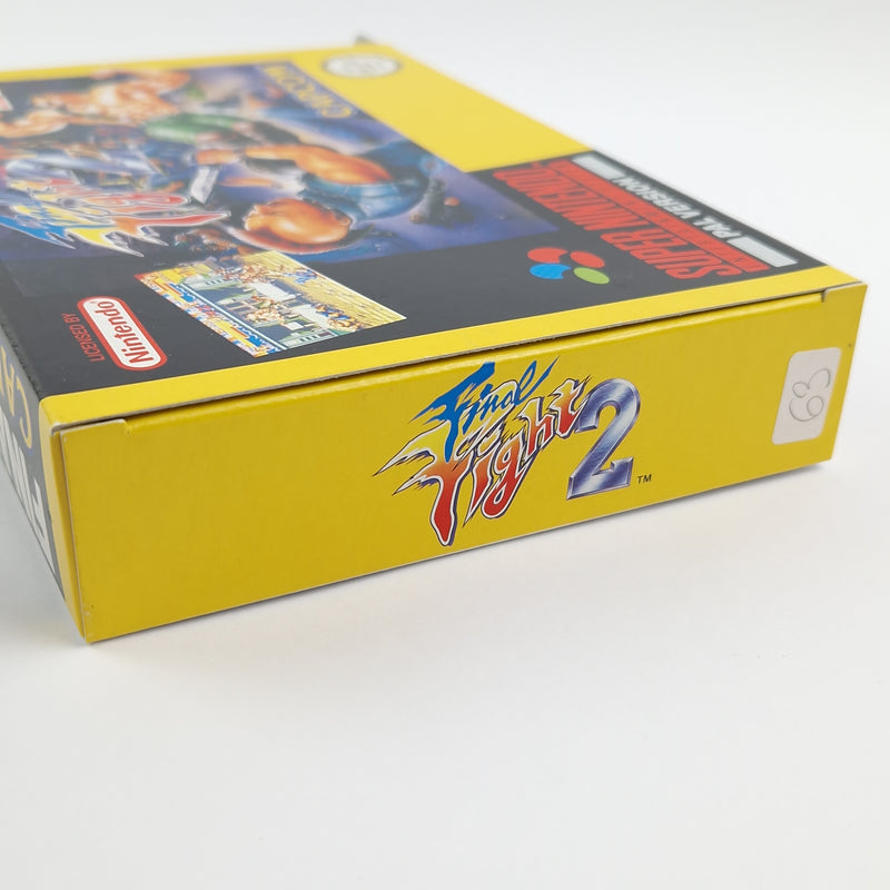 Super Nintendo Spiel : Final Fight 2 - Modul Anleitung OVP CIB SNES PAL NOE