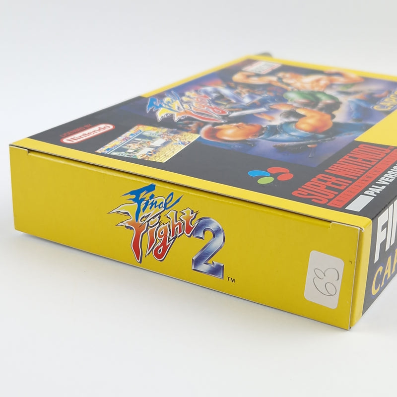 Super Nintendo Spiel : Final Fight 2 - Modul Anleitung OVP CIB SNES PAL NOE