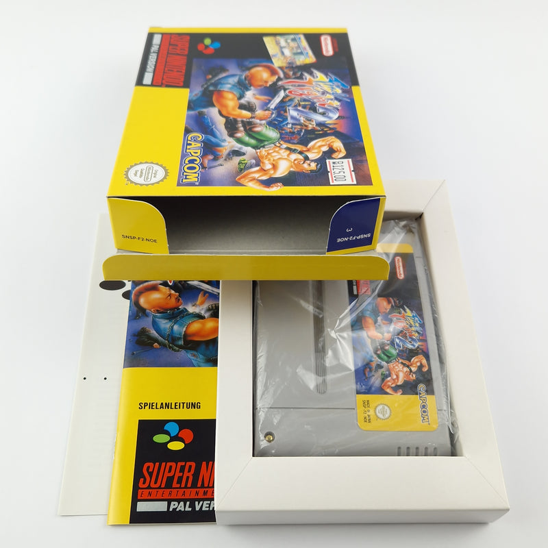 Super Nintendo Spiel : Final Fight 2 - Modul Anleitung OVP CIB SNES PAL NOE
