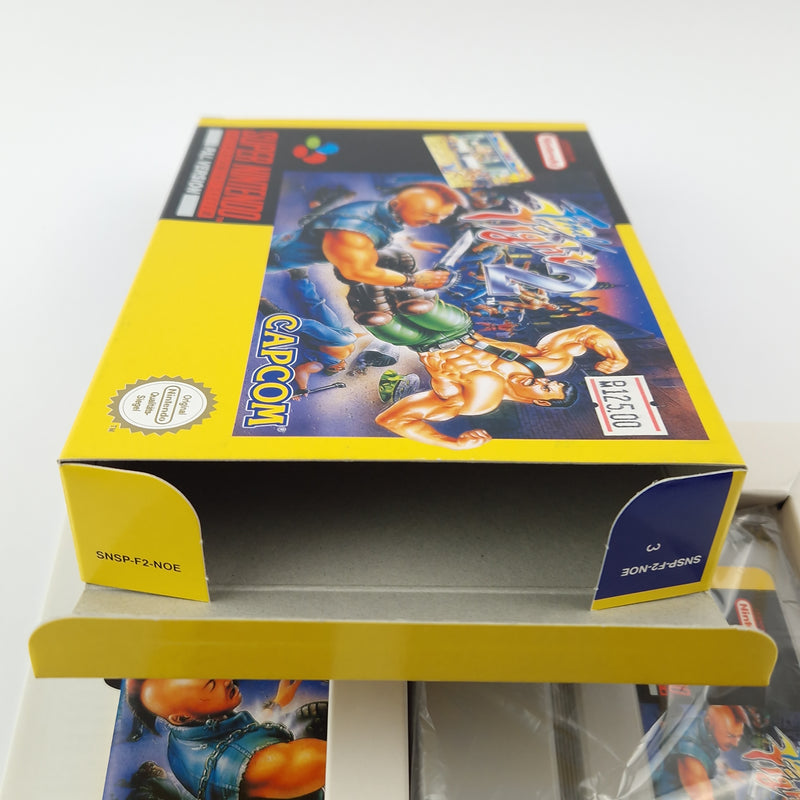 Super Nintendo Spiel : Final Fight 2 - Modul Anleitung OVP CIB SNES PAL NOE