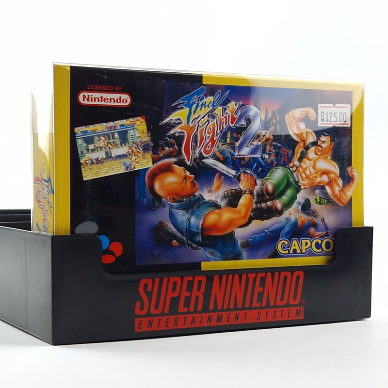 Super Nintendo Spiel : Final Fight 2 - Modul Anleitung OVP CIB SNES PAL NOE