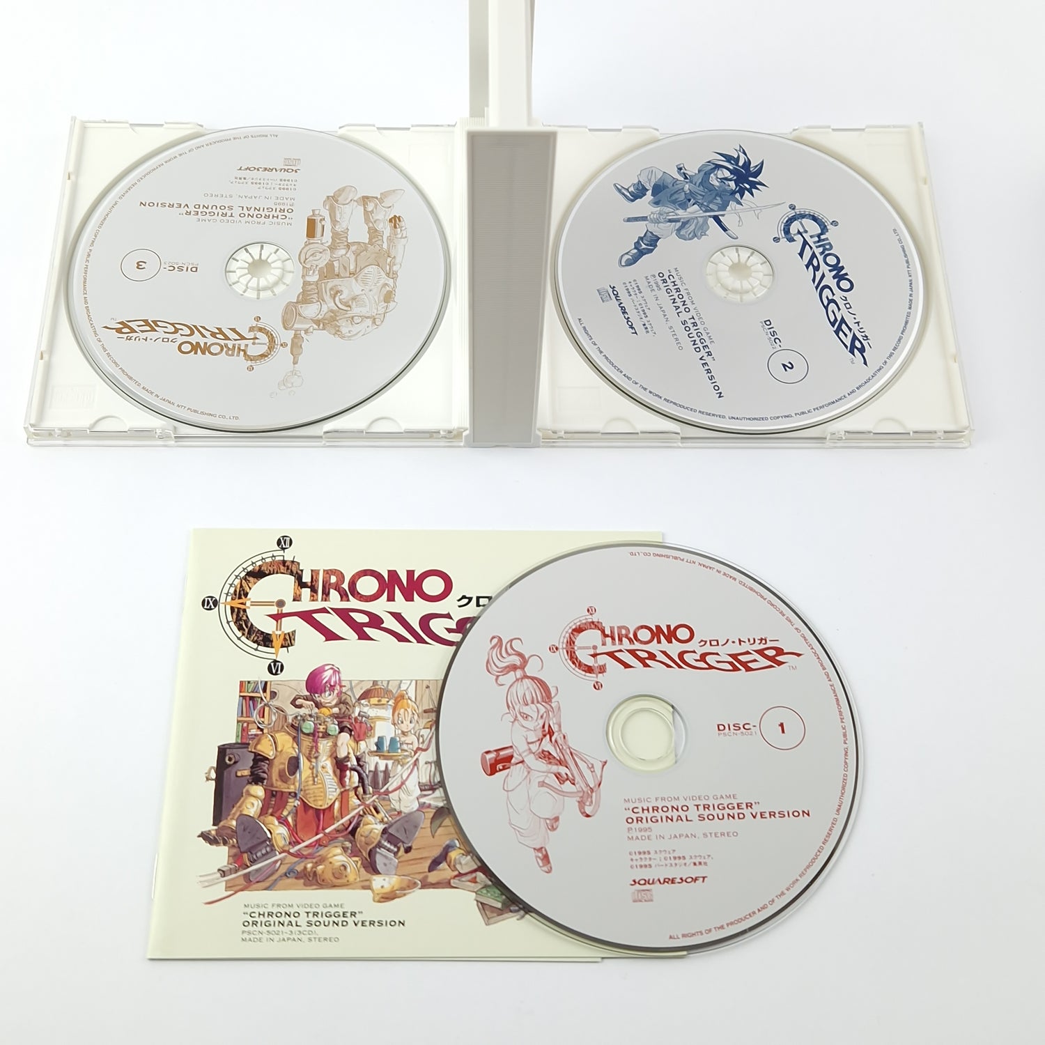 Super Nintendo Spiel : Chrono Trigger + Spieleberater + Soundtrack - SNES OVP