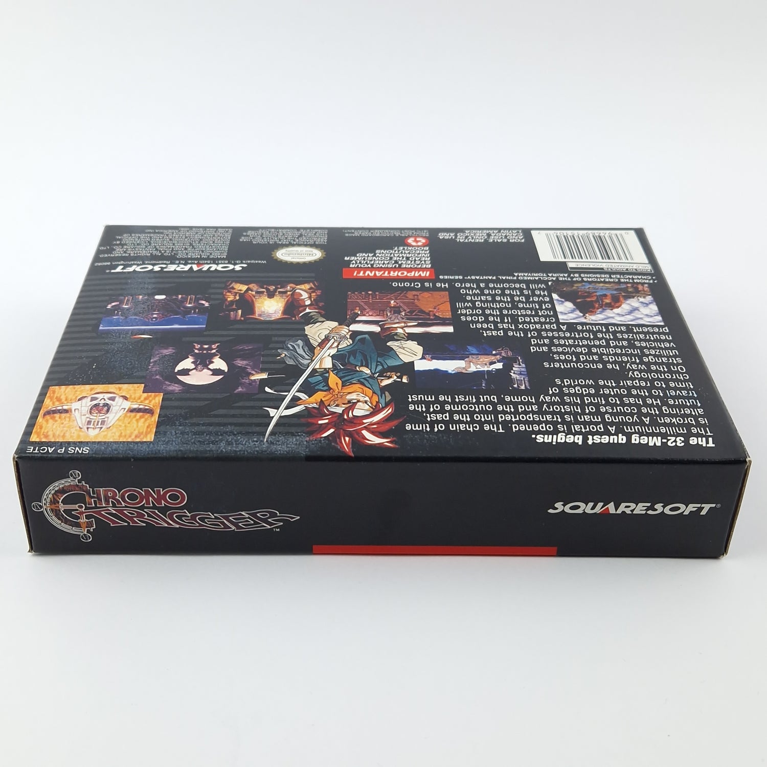 Super Nintendo game: Chrono Trigger + game advisor + soundtrack - SNES original packaging