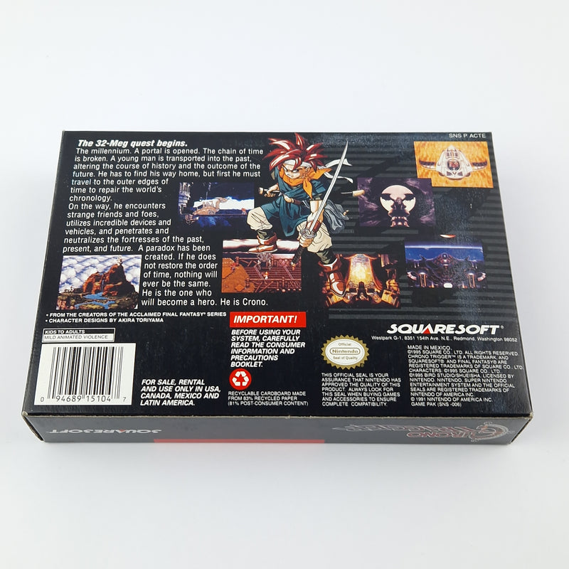 Super Nintendo game: Chrono Trigger + game advisor + soundtrack - SNES original packaging