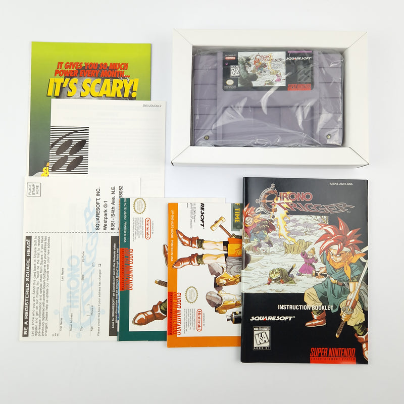 Super Nintendo game: Chrono Trigger + game advisor + soundtrack - SNES original packaging