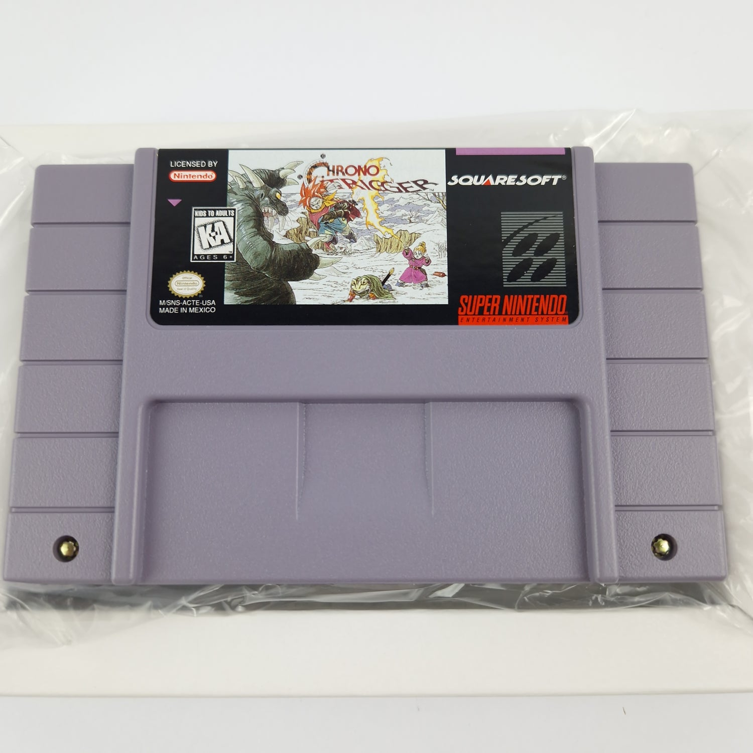 Super Nintendo game: Chrono Trigger + game advisor + soundtrack - SNES original packaging