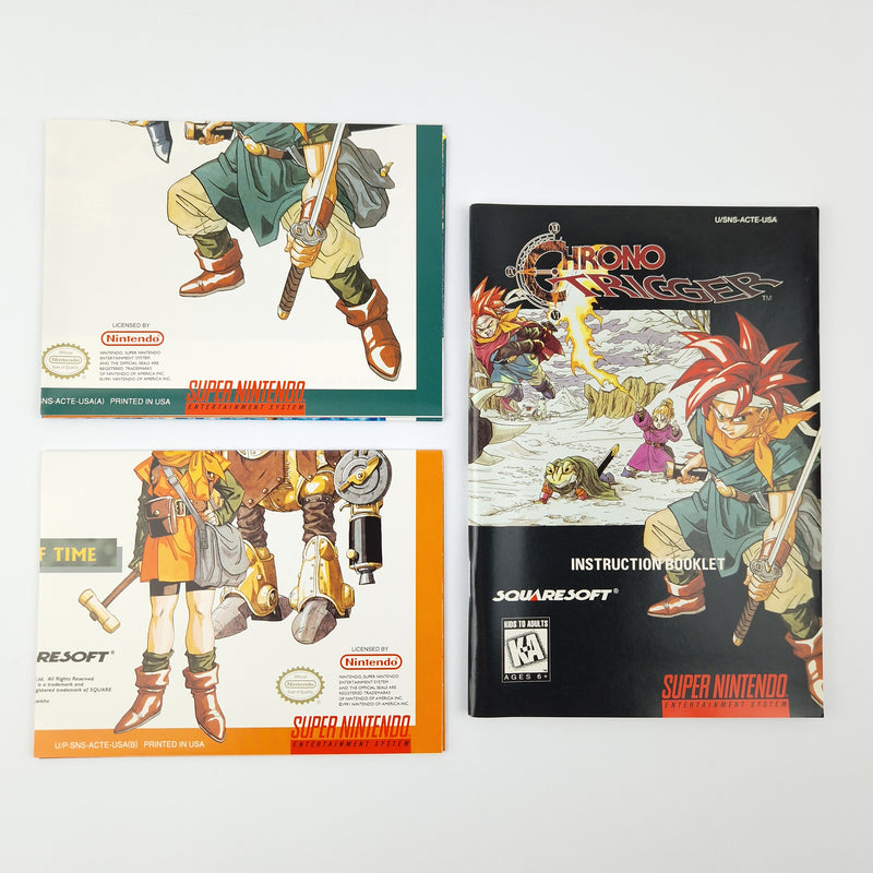 Super Nintendo Spiel : Chrono Trigger + Spieleberater + Soundtrack - SNES OVP