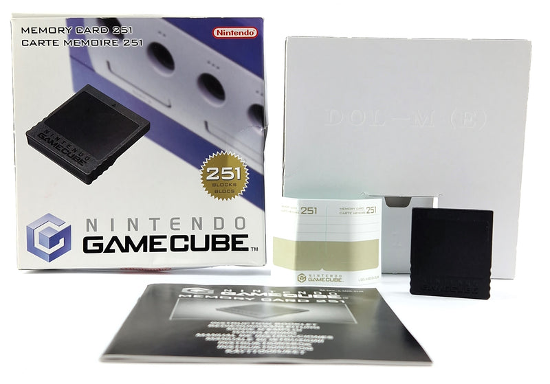 Nintendo Gamecube Zubehör : Memory Card 251 Blocks - Speicherkarte schwarz OVP
