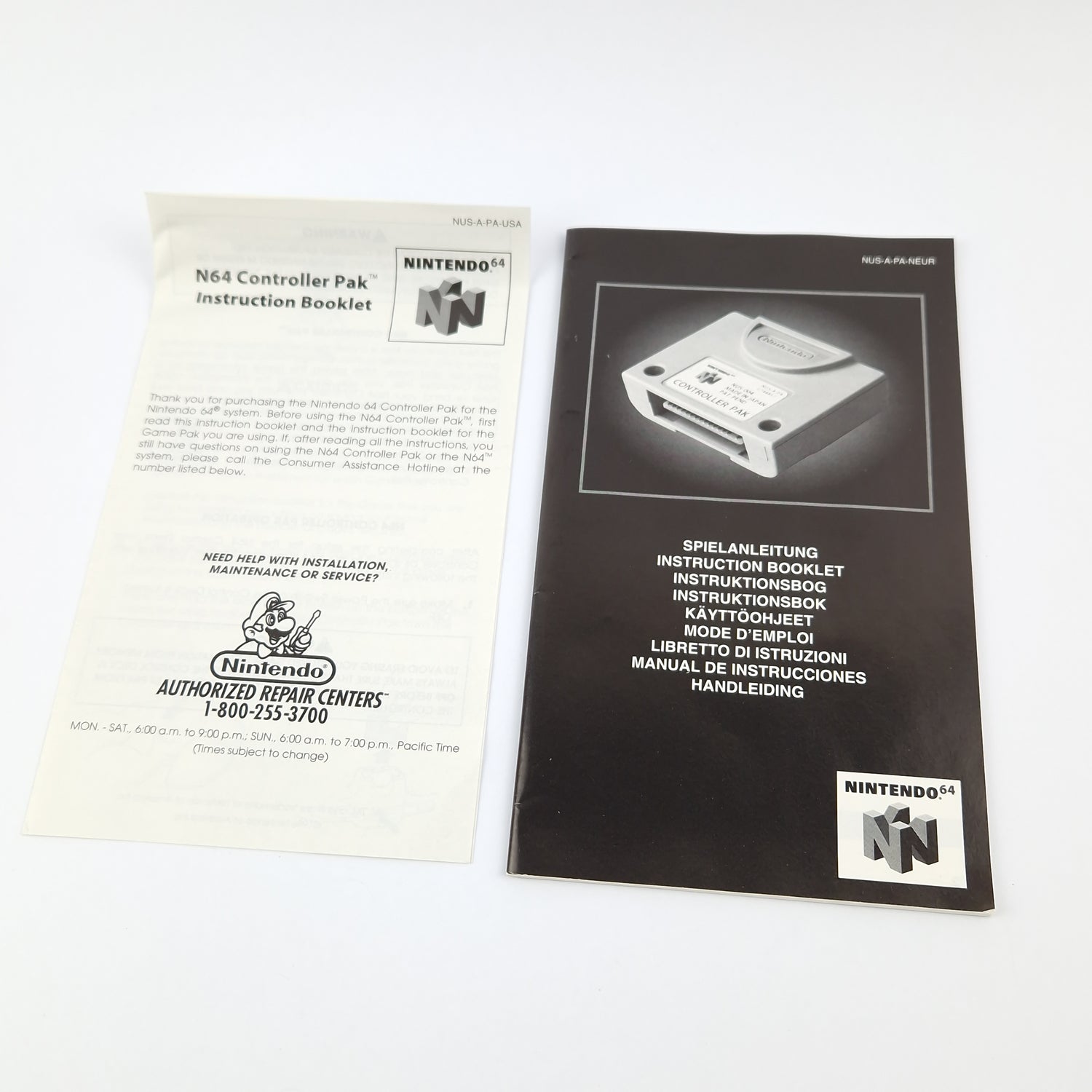 Nintendo 64 Zubehör : N64 Controller PAK - Memory / Speicherkarte OVP NEU NEW