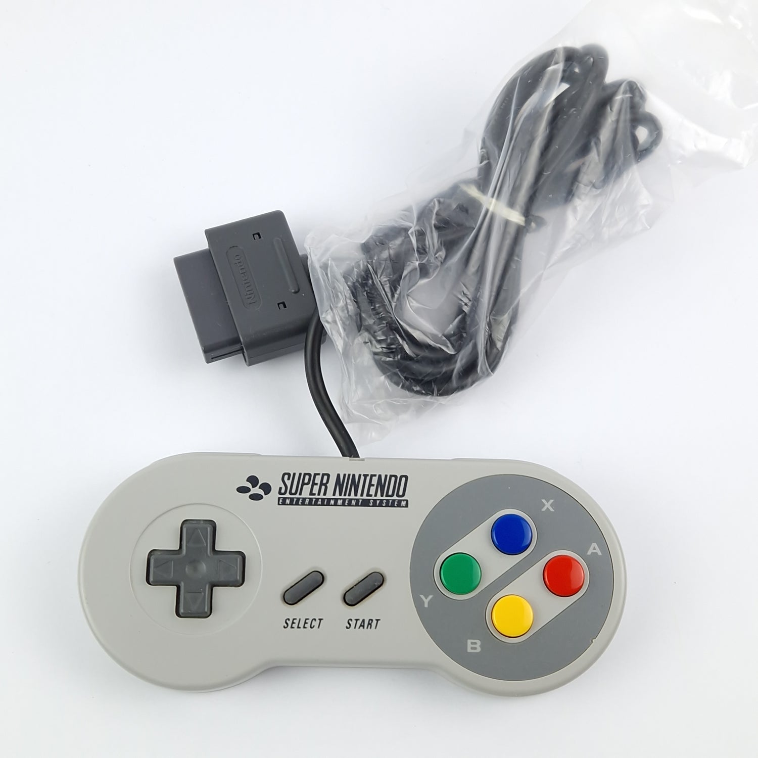 Super Nintendo Zubehör : SNES Controller / Gamepad / Joypad - OVP Box Manual PAL