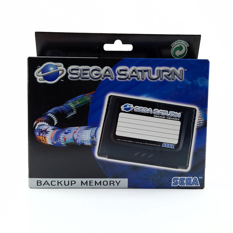 Sega Saturn Zubehör : Backup Memory / Speicherkarte / Adapter - OVP PAL