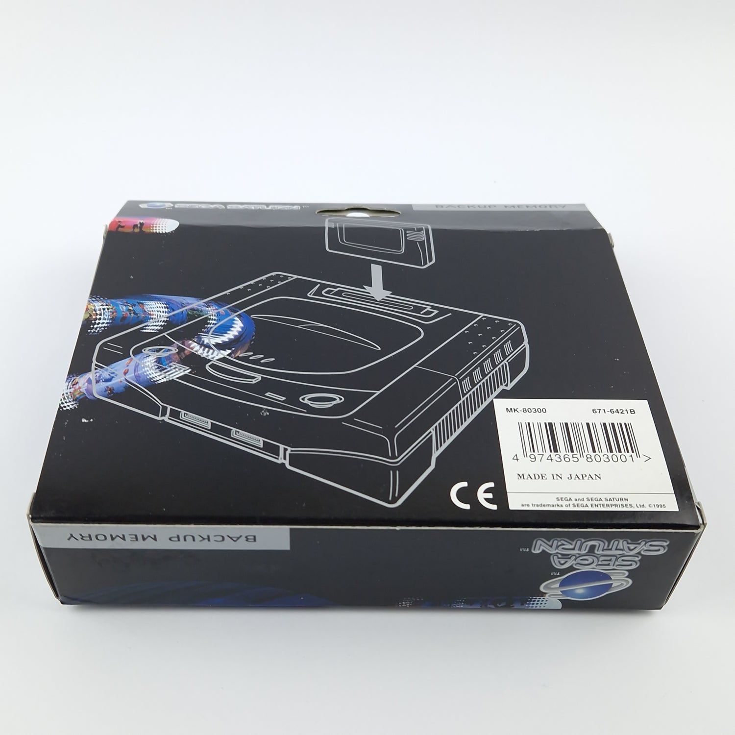 Sega Saturn Zubehör : Backup Memory / Speicherkarte / Adapter - OVP PAL