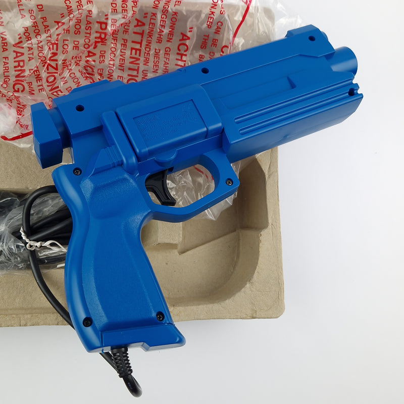 Sega Saturn Zubehör : Virtua Gun Controller Pistole + Virtua Cop - OVP PAL