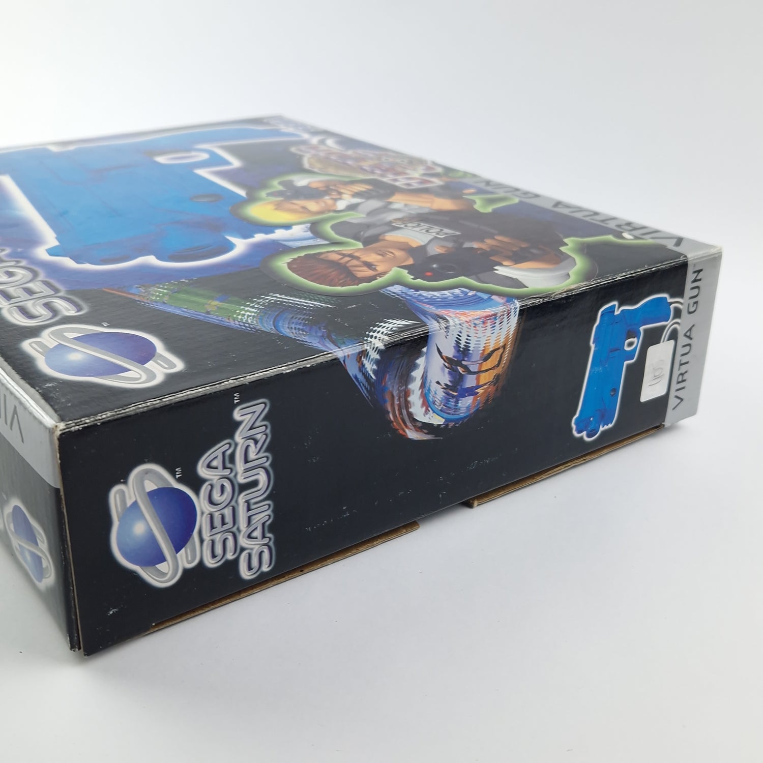 Sega Saturn Accessories: Virtua Gun Controller Pistol + Virtua Cop - OVP PAL