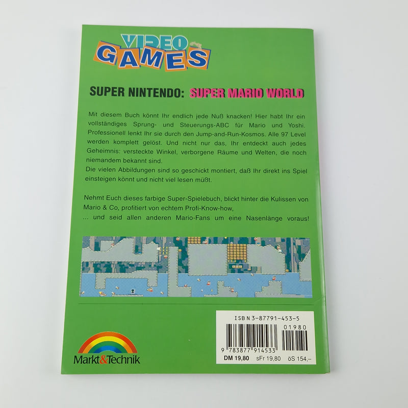 Market &amp; Technology Game Advisor: Super Mario World - Solution Book SNES Book German.