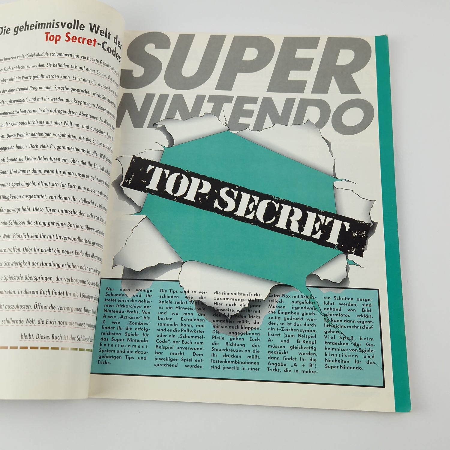 The official Nintendo game advisor: TOP SECRET - Solution book SNES Book [2]