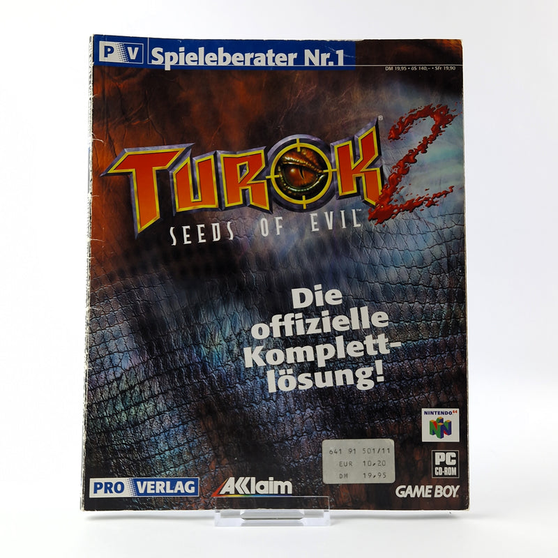 Spieleberater Nr. 1 : Turok 2 Seeds of Evil - Lösungsbuch N64 Gameboy PC