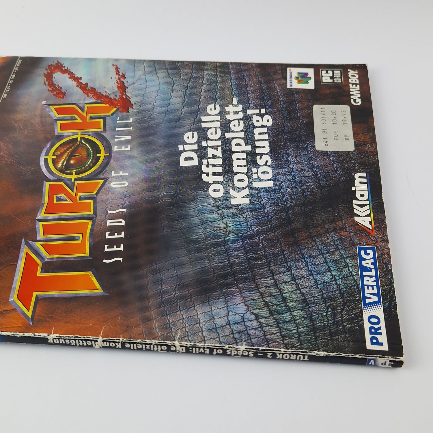 Game Advisor #1: Turok 2 Seeds of Evil - Walkthrough Book N64 Gameboy PC