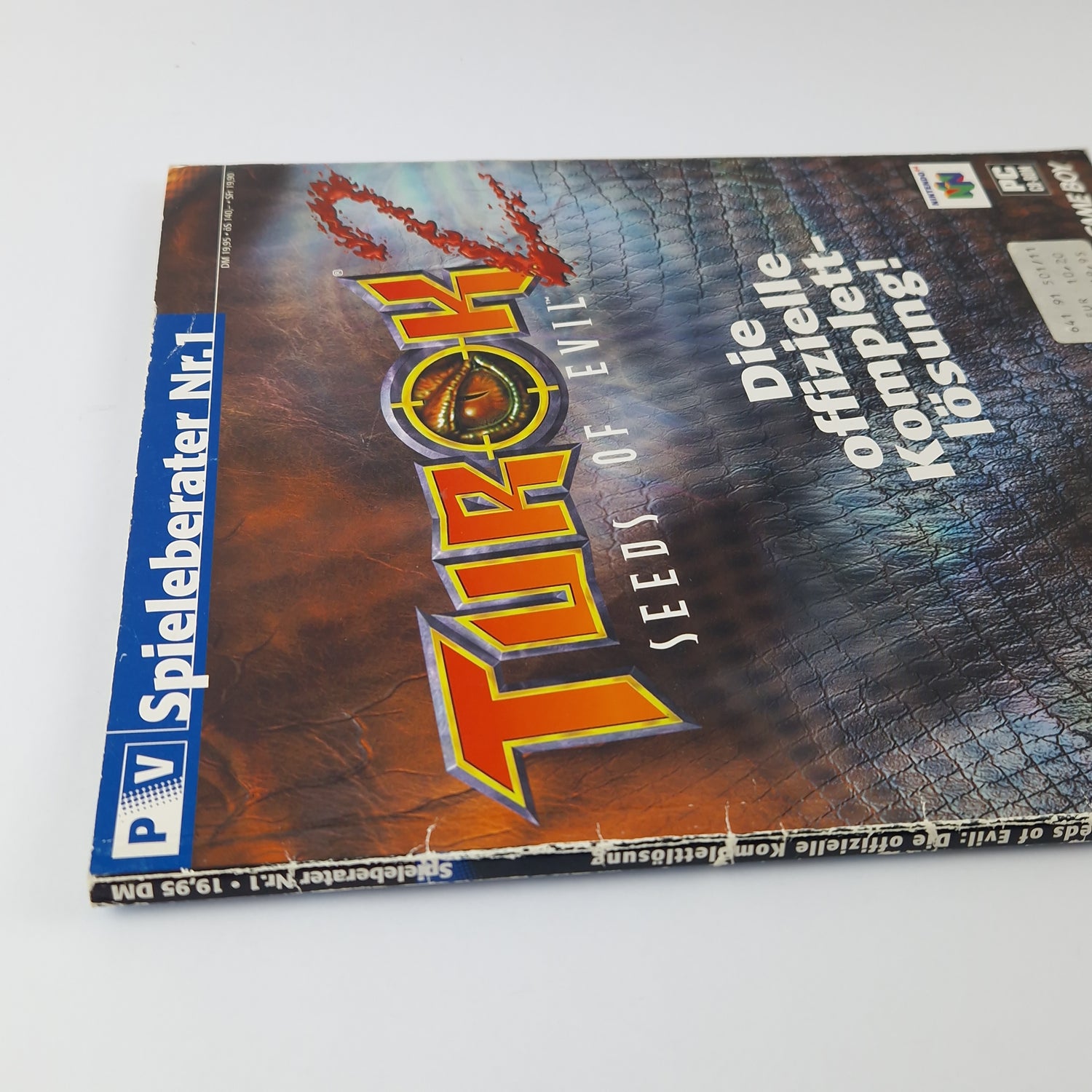 Game Advisor #1: Turok 2 Seeds of Evil - Walkthrough Book N64 Gameboy PC