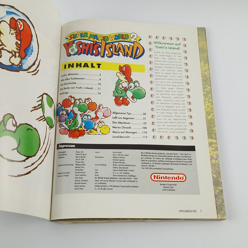 Super Nintendo Spieleberater : SMW2 Yoshis Island - SNES Guide Lösungsbuch Book