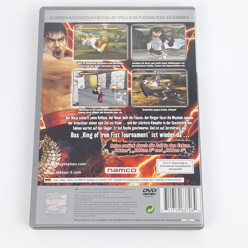 Sony Playstation 2 Spiel : Tekken 5 Platinum Edition - CD Anl. OVP | PS2 PAL