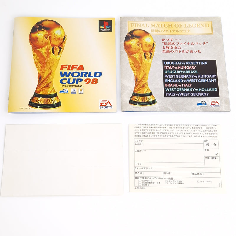 Playstation 1 Spiel : Fifa World Cup 98 - PS1 PSX | NTSC-J JAPAN OVP Fußball