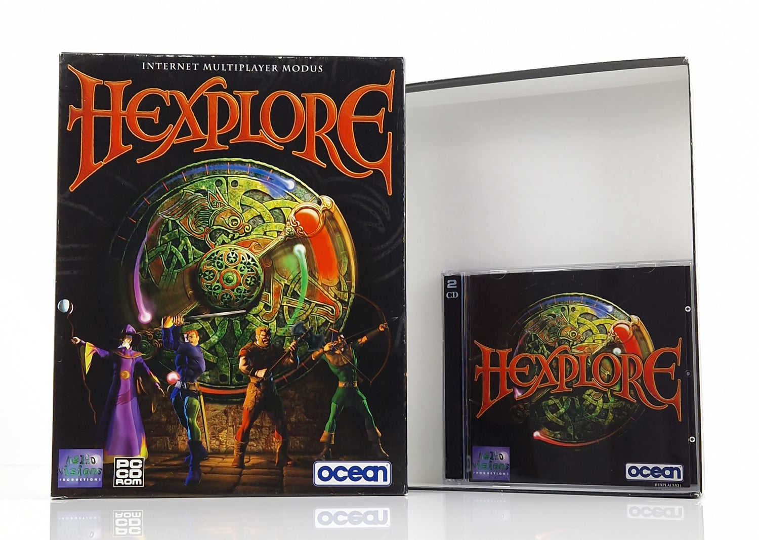 PC Spiel : Hexplore + Diablo - Computer CD-ROM Big Box OVP PAL dt. Version