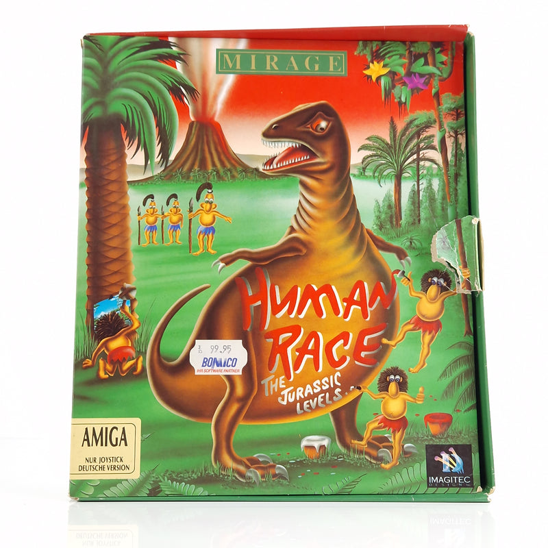 Amiga Spiel : Human Race The Jurassic Levels - Big Box OVP