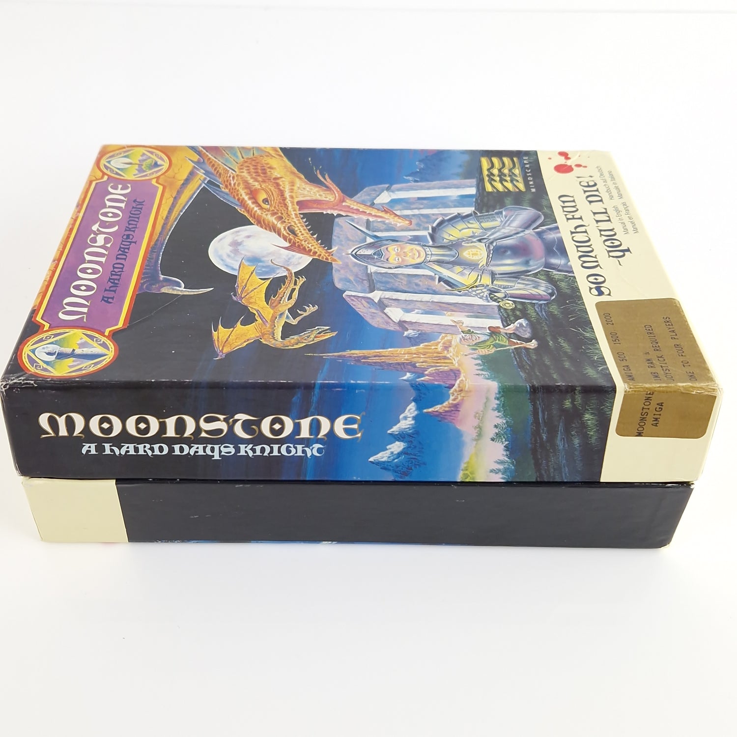 Commodore Amiga Spiel : Moonstone A Hard Days Knight - Big Box OVP Diskette