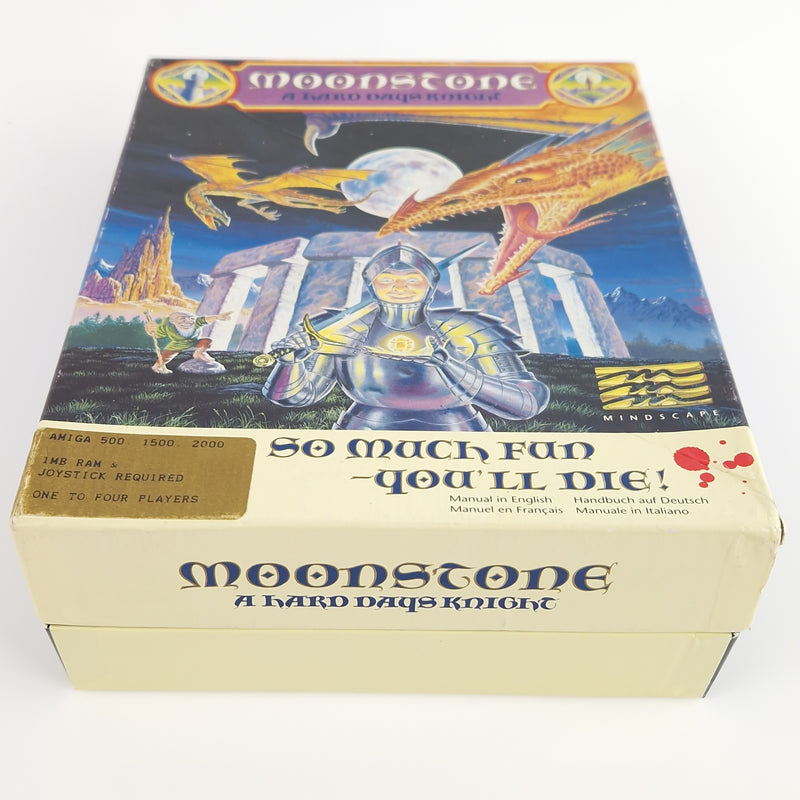 Commodore Amiga Spiel : Moonstone A Hard Days Knight - Big Box OVP Diskette