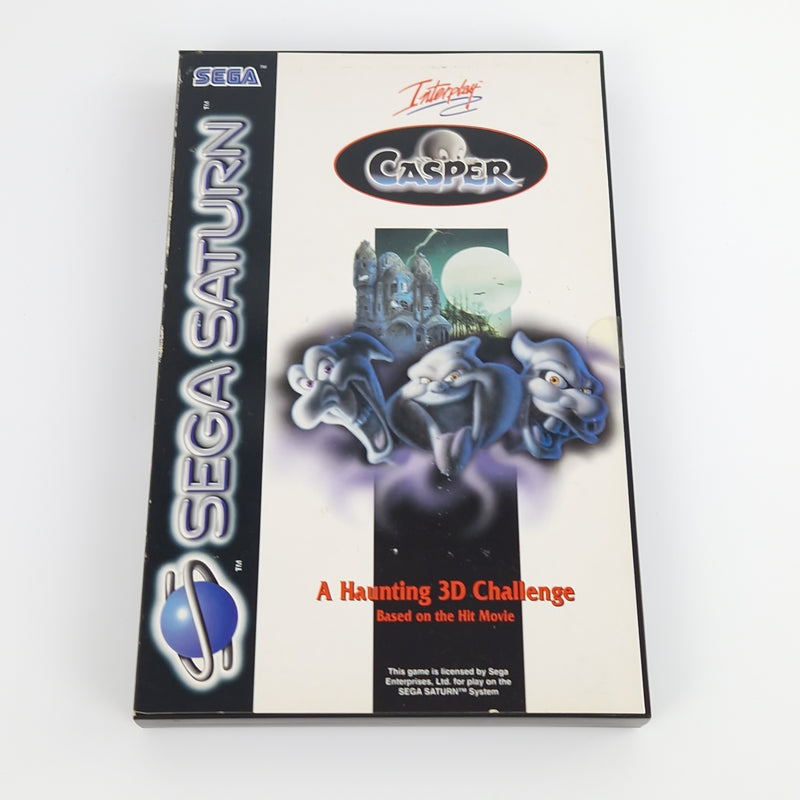 Sega Saturn Spiel : Casper A Haunting 3D Challenge - CD Anleitung OVP | PAL