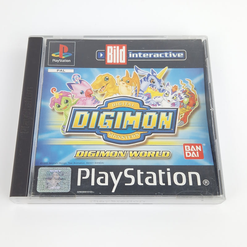 Playstation 1 Spiel : Digimon World + Lösungsbuch - PS1 PSX Spieleberater OVP