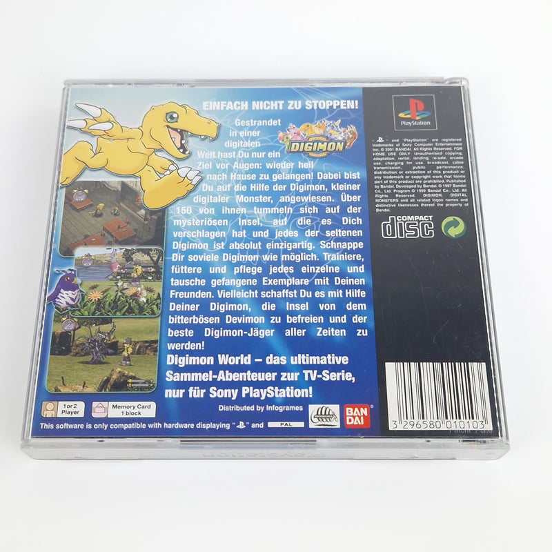 Playstation 1 Spiel : Digimon World + Lösungsbuch - PS1 PSX Spieleberater OVP