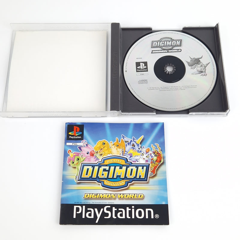 Playstation 1 Spiel : Digimon World + Lösungsbuch - PS1 PSX Spieleberater OVP