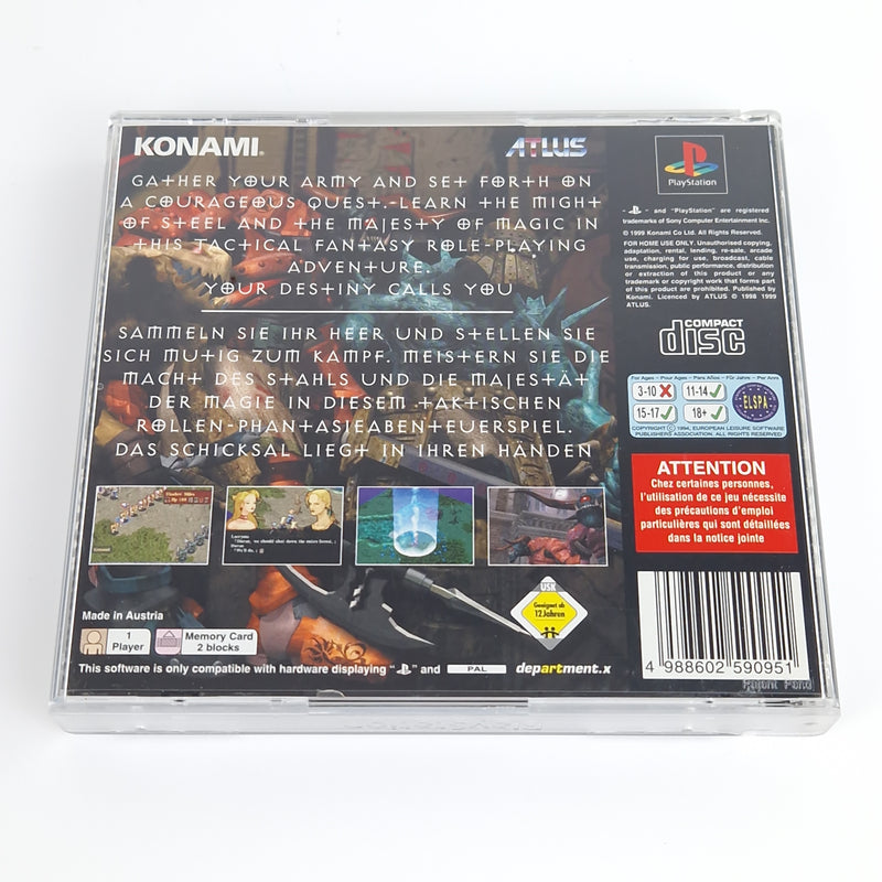Playstation 1 Spiel : Legend of Kartia + Strategy Guide - PS1 Spieleberater OVP
