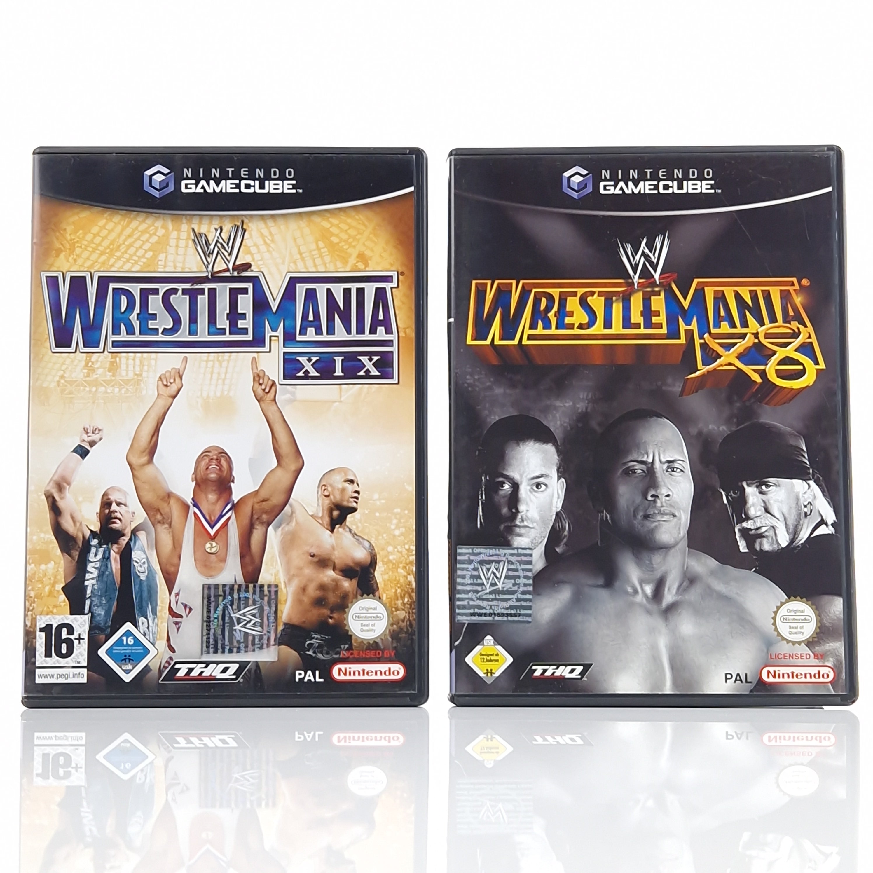Nintendo Gamecube Spiele : WWE Wrestlemania Spiele Bundle SET - Wrestling OVP