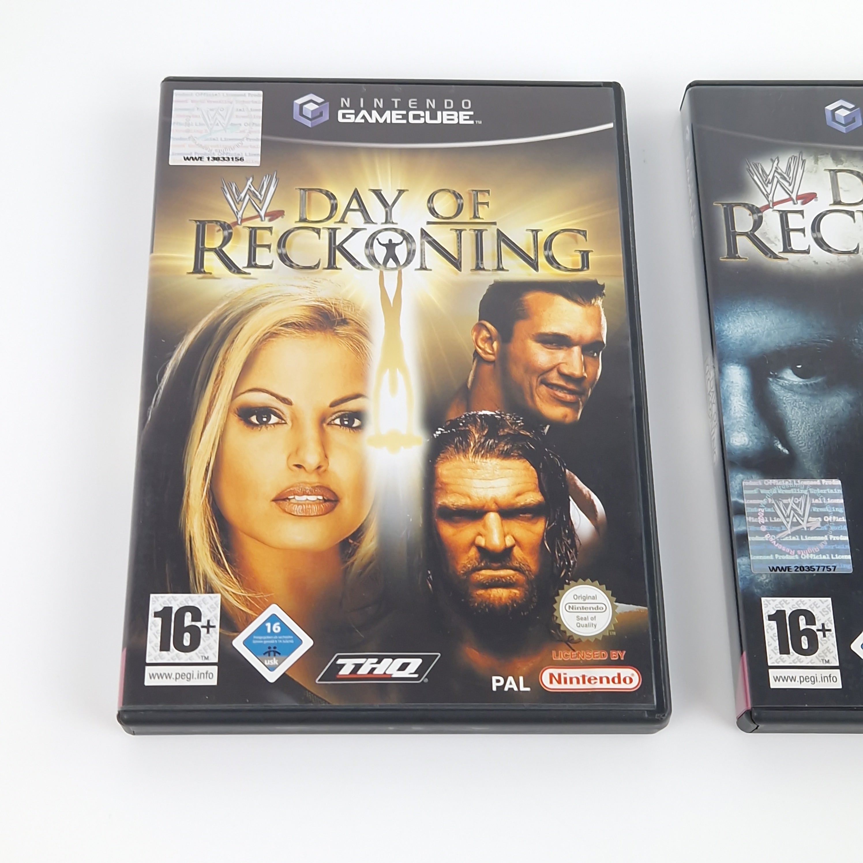 Nintendo Gamecube Spiele : WWE Day of Reckoning 1 u. 2 - Wrestling OVP