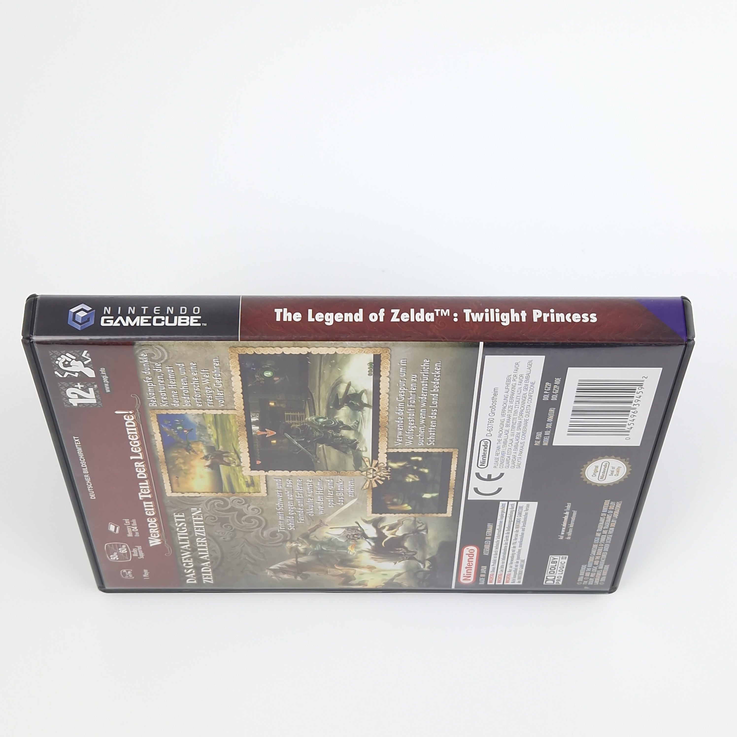 Nintendo Gamecube Spiel : Zelda Twilight Princess - CD Anl. OVP PAL