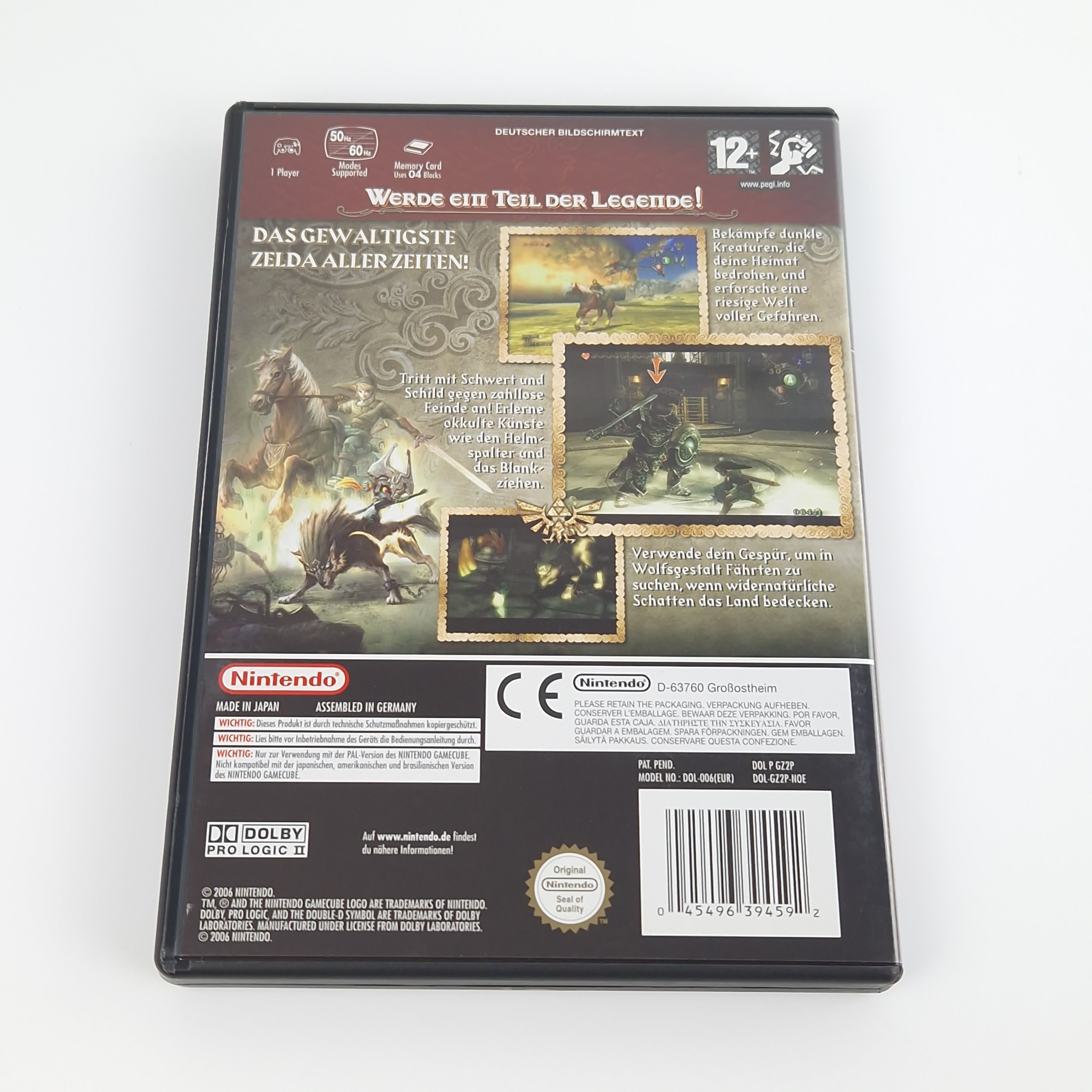 Nintendo Gamecube Spiel : Zelda Twilight Princess - CD Anl. OVP PAL