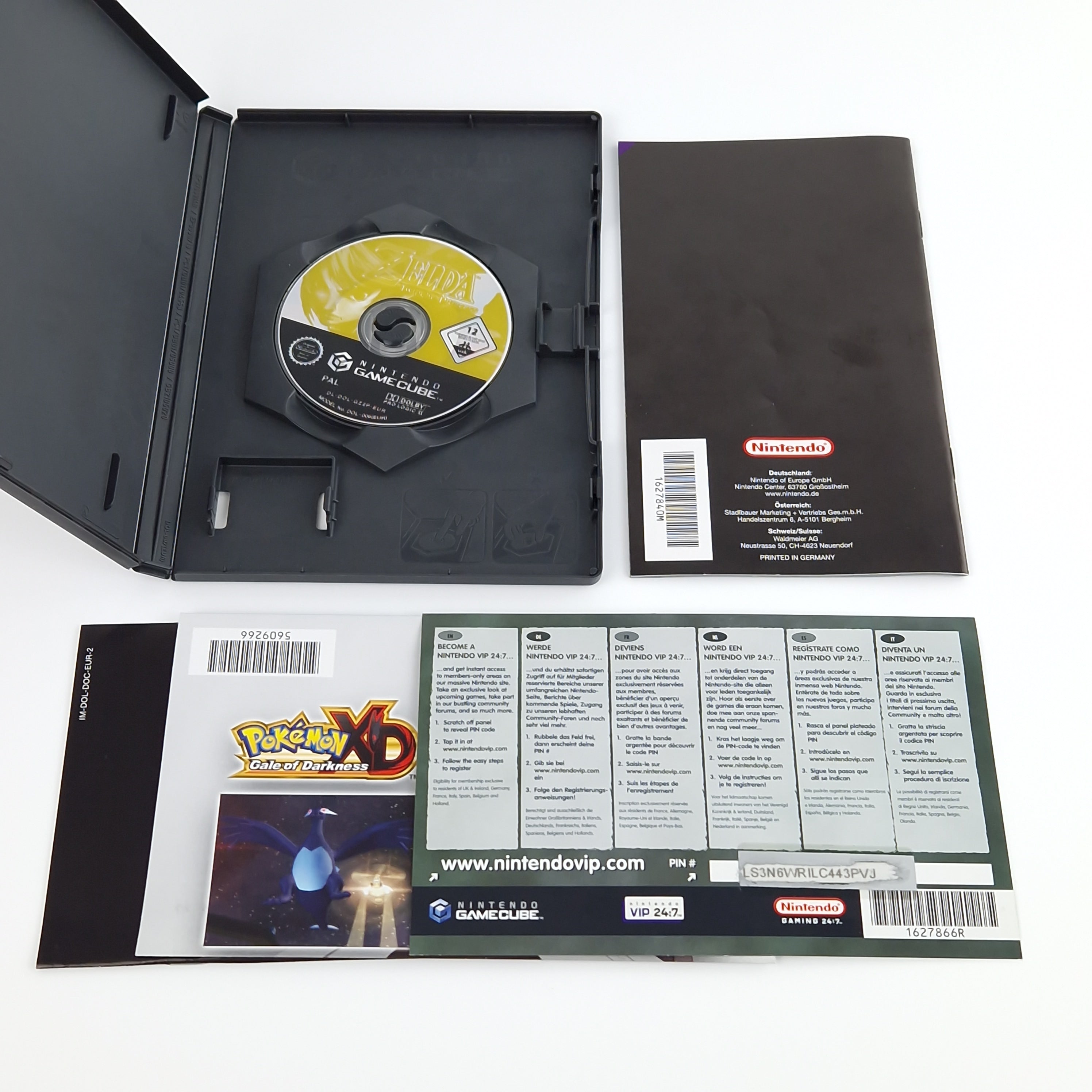 Nintendo Gamecube Spiel : Zelda Twilight Princess - CD Anl. OVP PAL