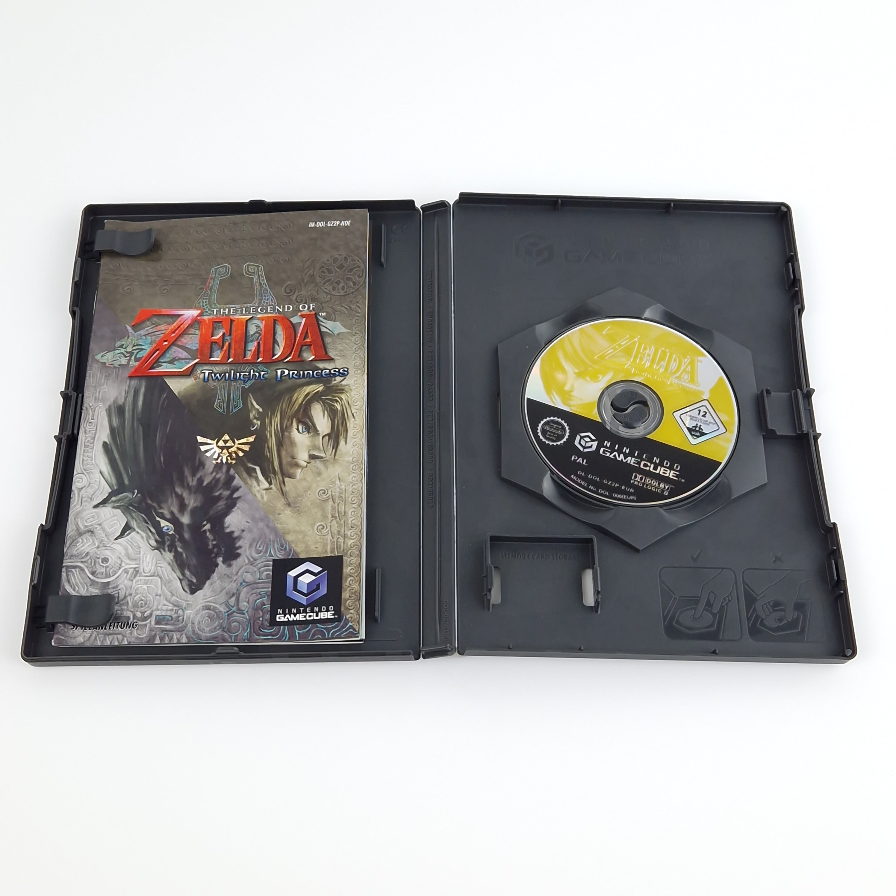 Nintendo Gamecube Spiel : Zelda Twilight Princess - CD Anl. OVP PAL