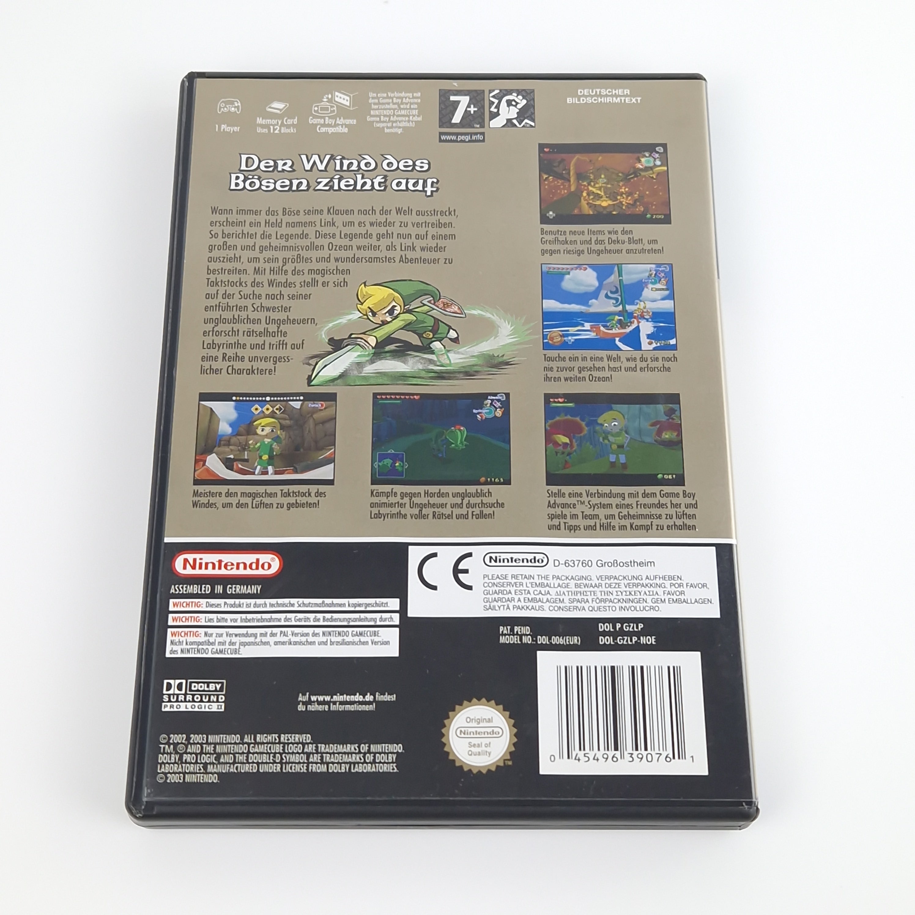Nintendo Gamecube Spiel : Zelda The Windwaker - CD Anleitung OVP PAL