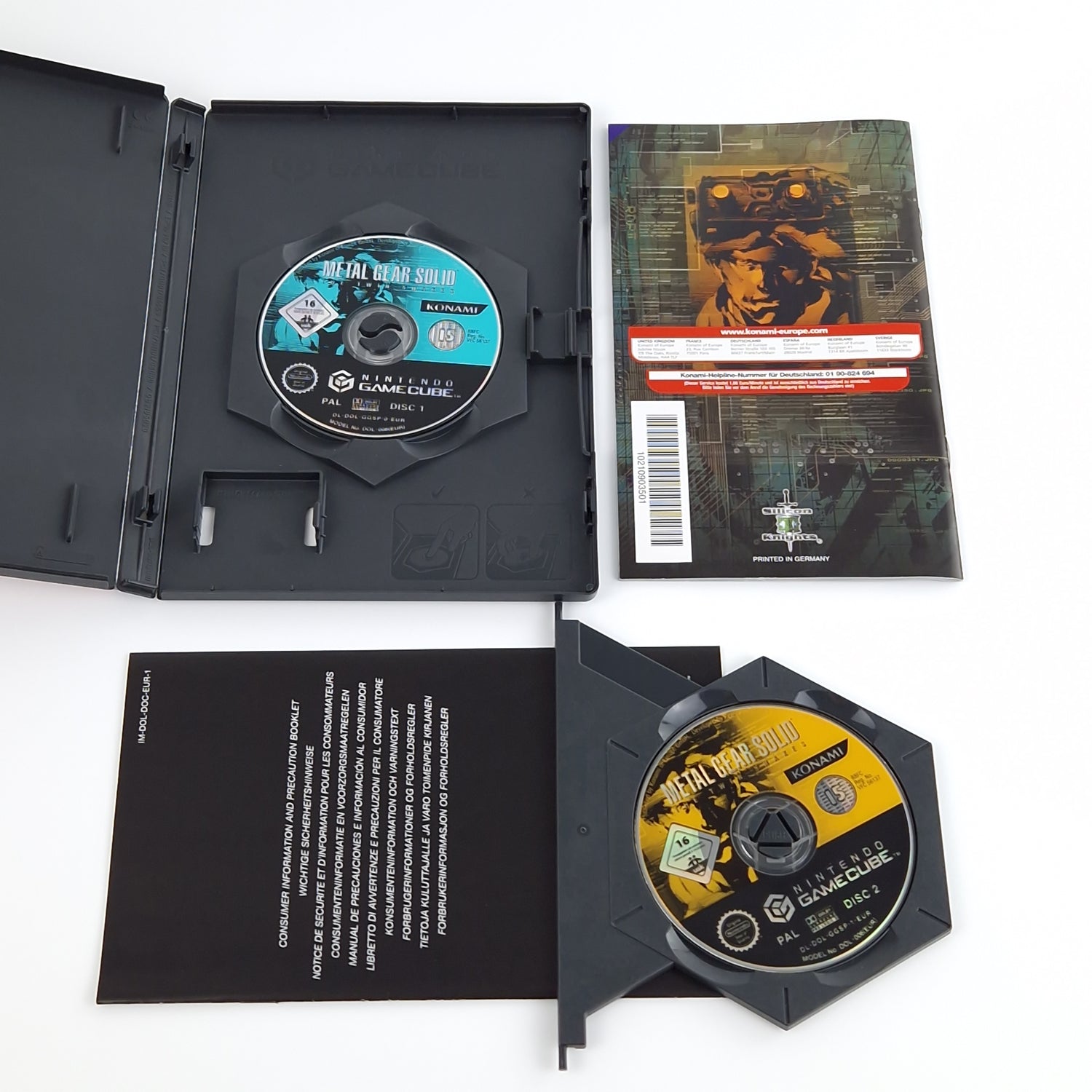 Nintendo Gamecube Spiel : Metal Gear Solid The Twin Snakes - dt. PAL OVP Konami