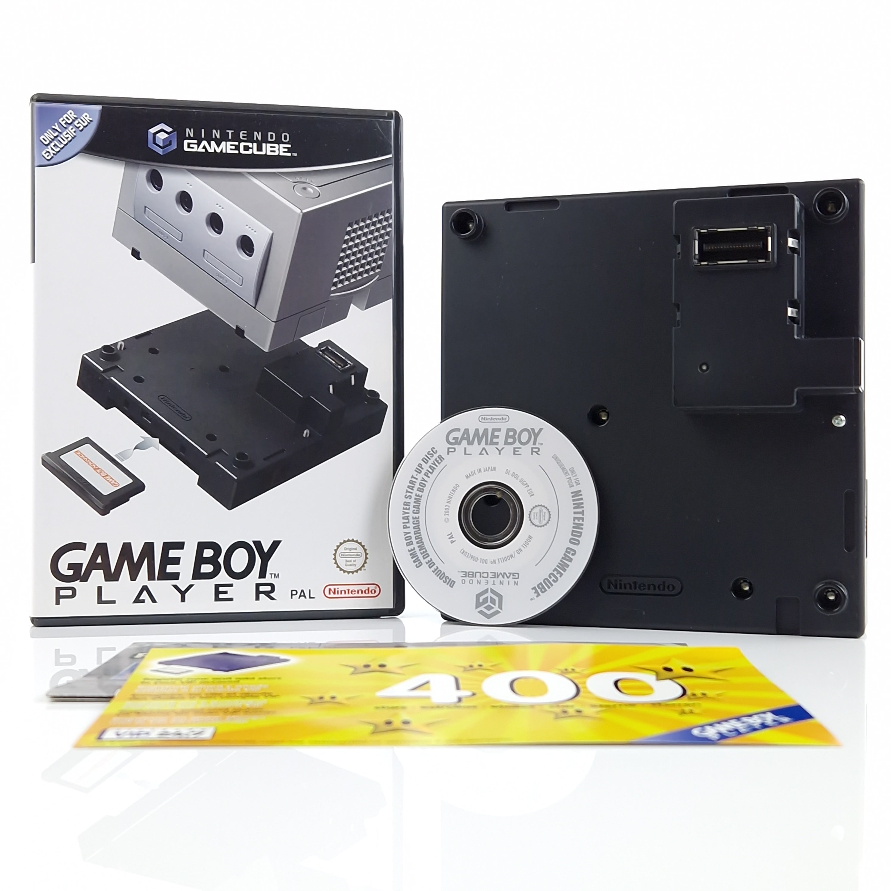 Nintendo Gamecube Zubehör : Game Boy Player mit CD - Adapter PAL