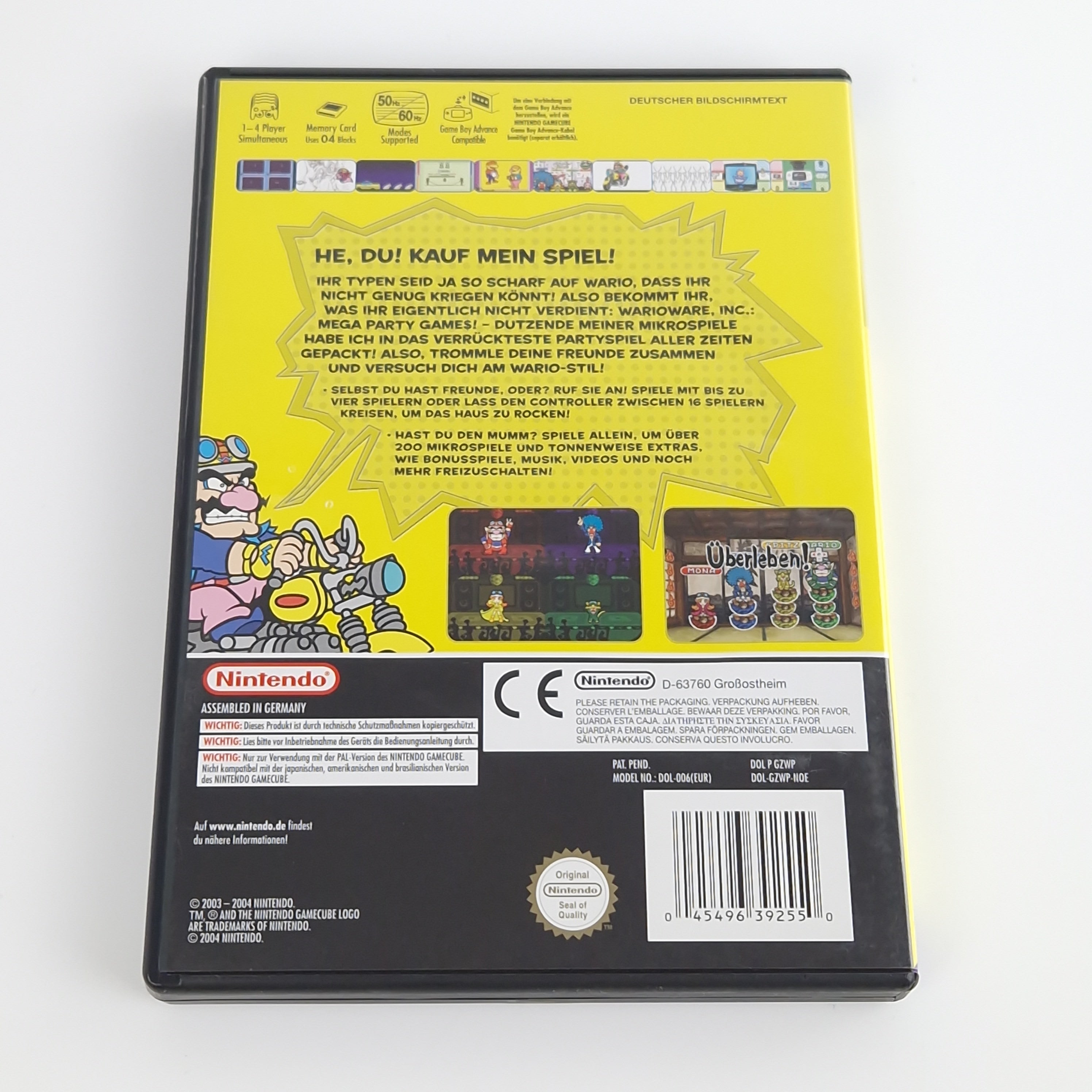 Nintendo Gamecube Spiel : Warioware Inc Mega Party Games - CD OVP | GC PAL