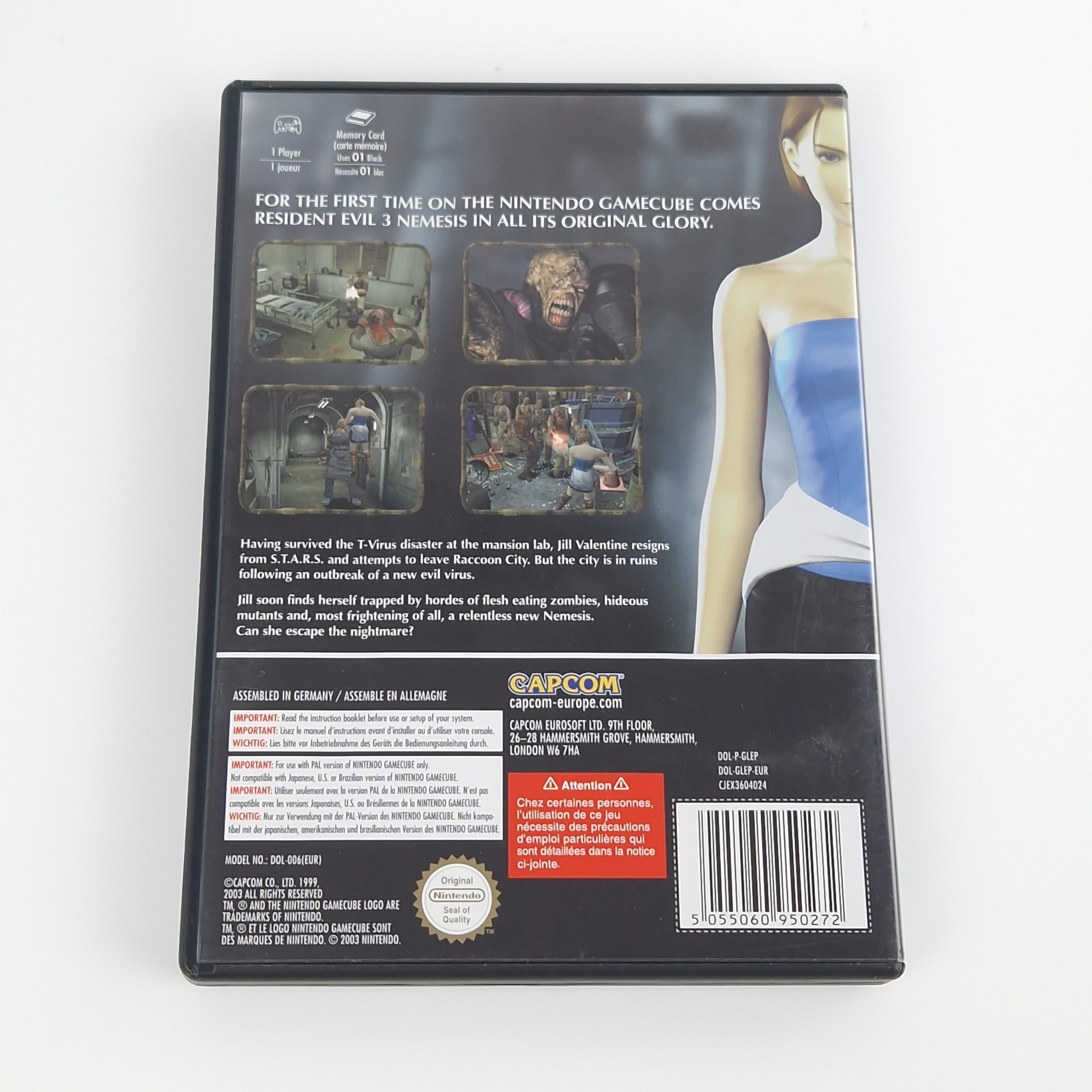 Nintendo Gamecube Spiel : Resident Evil 3 Nemesis - CD Anleitung OVP | PAL GC