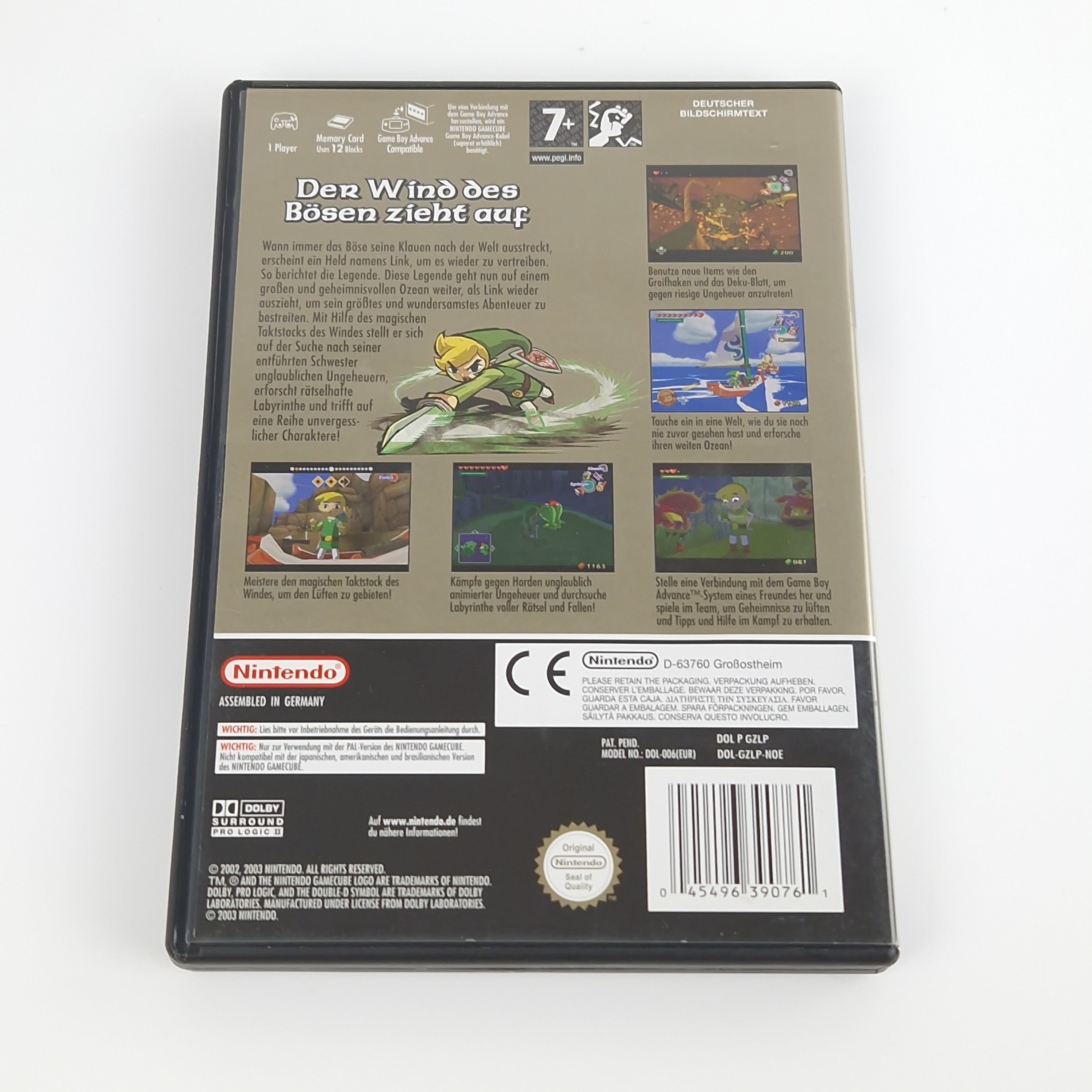 Nintendo Gamecube Spiel : Zelda The Windwaker - CD Anleitung OVP | PAL GC